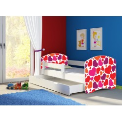 Otroška postelja 4kids Yummy Srčki